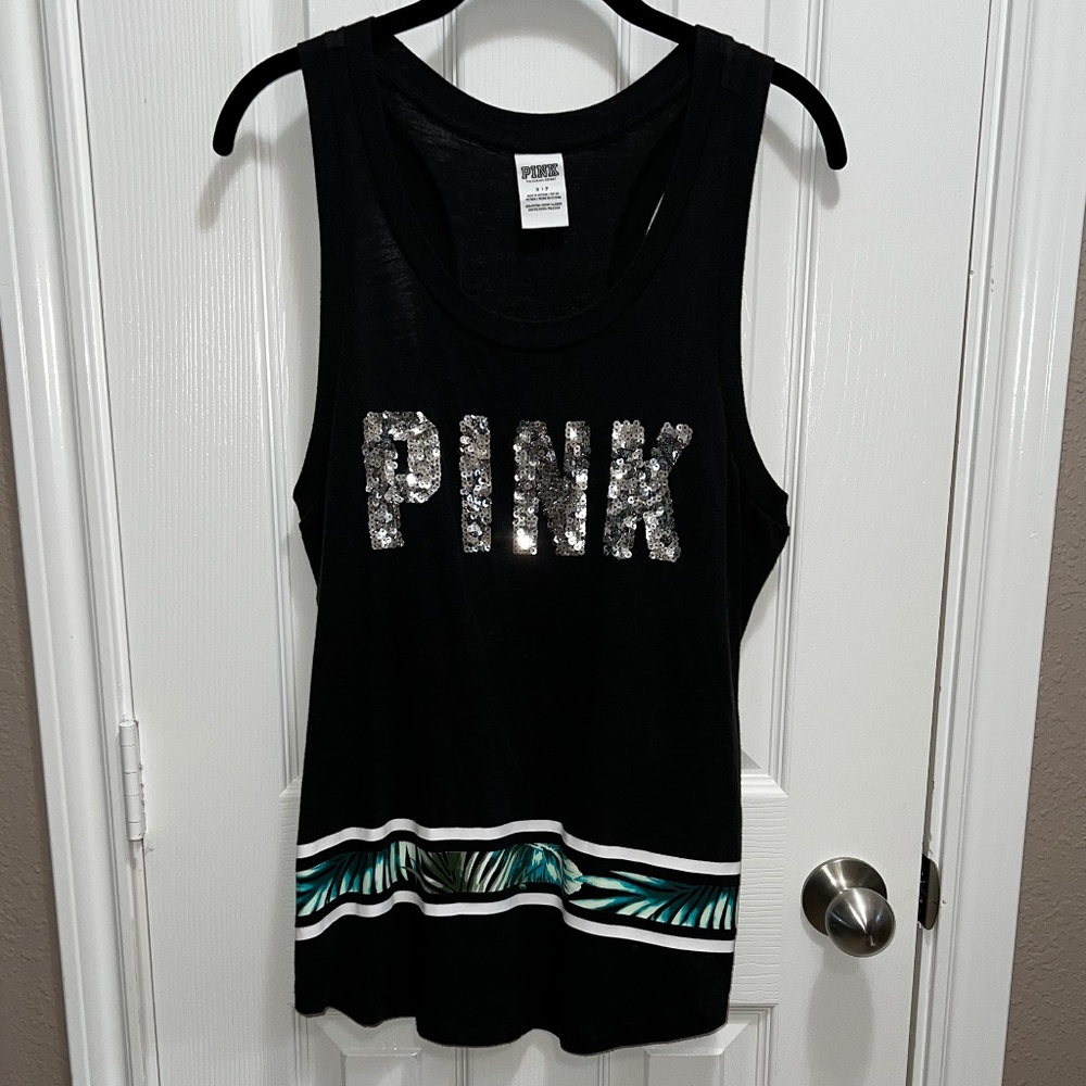 PINK Victoria's Secret Black Tank
